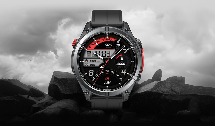 Zeblaze Smartwatch Stratos 4 Abyss Black Czarny /OUTLET