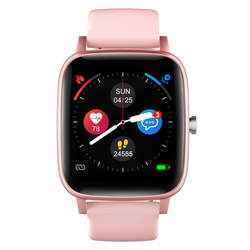 Smartwatch Bemi TER2 Sport Pomiar Tętno Sen Kroki 160mAh Bluetooth Różowy 