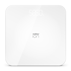 Waga łazienkowa osobista Niceboy ION FitScale Biała do 180 kg LED Niski Profil