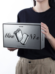 YOOSE Zestaw - Golarka Mini 2.0 + trymer do nosa + etui, srebrny