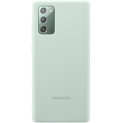 Etui Samsung Silicone Cover Zielony do Galaxy Note 20 (EF-PN980TMEGEU)