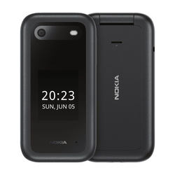Zestaw Nokia 2660 Flip 4G Dual Sim Czarny + Ładowarka biurkowa /OUTLET