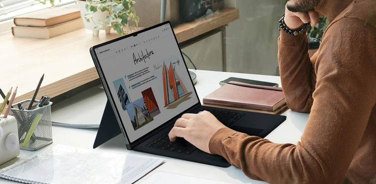 Etui Book Cover z klawiaturą do Galaxy Tab S9 (EF-DX715UBEGWW)