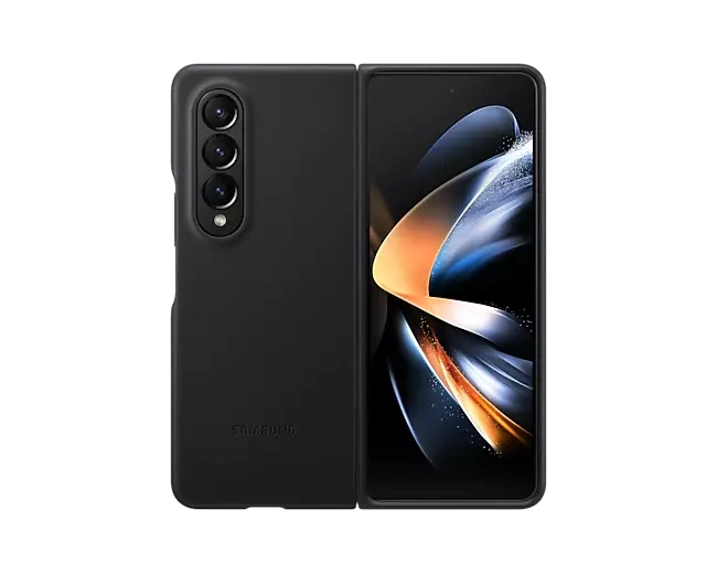 Etui Leather Cover Black do Galaxy Z Fold4 (EF-VF936LBEGWW)