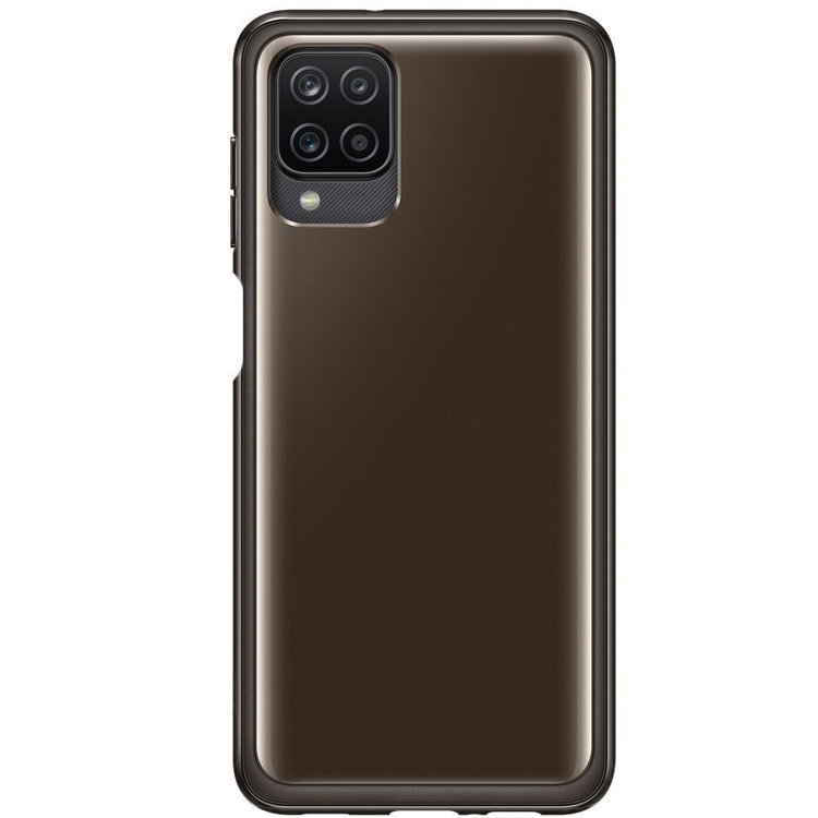 Etui Samsung CLEAR Cover Black do Galaxy A12 (EF-QA125TBEGEU)