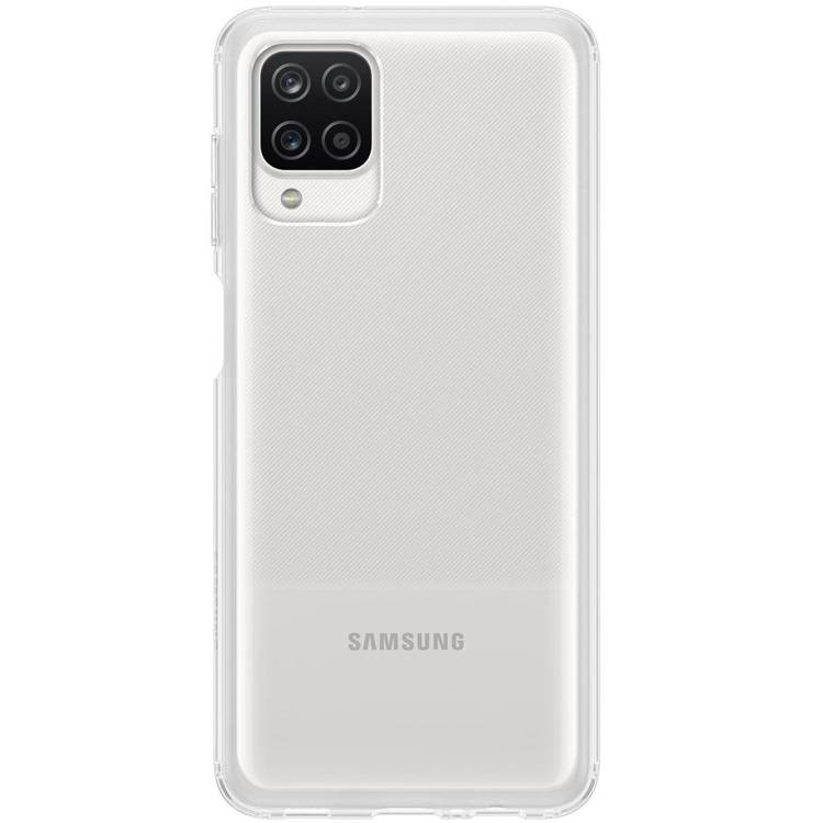 Etui Samsung CLEAR Cover Transparent do Galaxy A12 (EF-QA125TTEGEU)