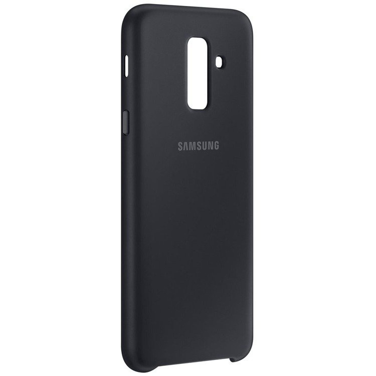 Etui Samsung Dual Layer Cover Czarne do Galaxy A6+ (EF-PA605CBEGWW)