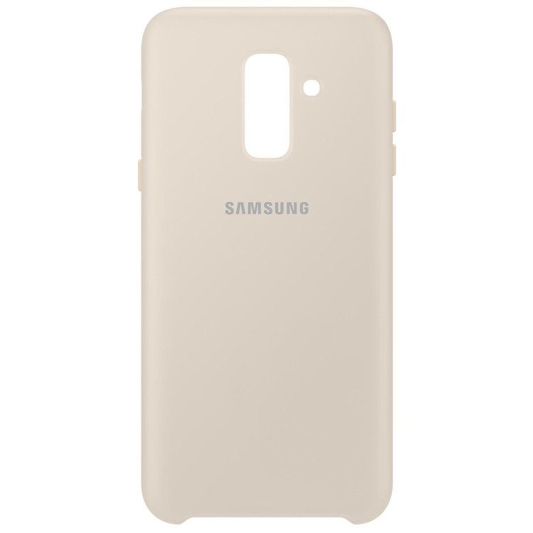 Etui Samsung Dual Layer Cover Złote do Galaxy A6+ (EF-PA605CFEGWW)