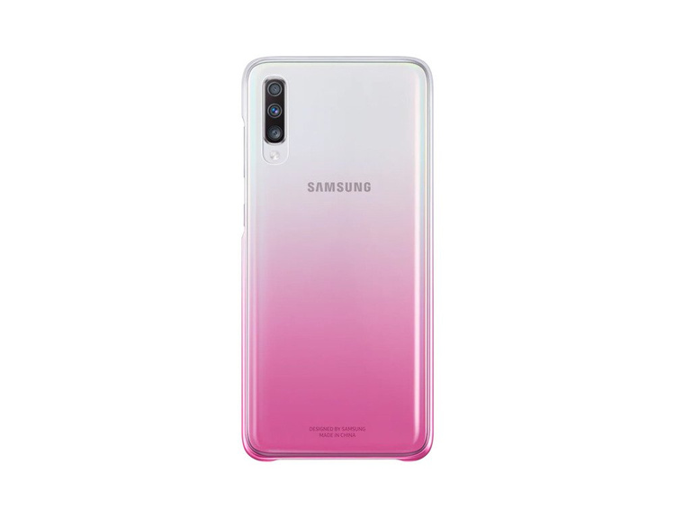 Etui Samsung Gradation Cover Różowe do Galaxy A70 (EF-AA705CPEGWW)