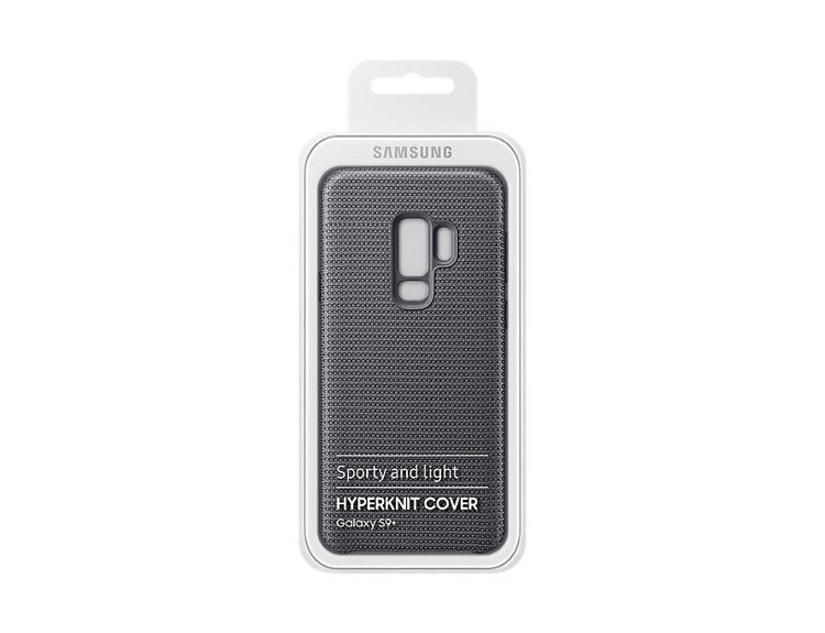 Etui Samsung Hyperknit Cover do Galaxy S9+ Szare EF-GG965FJEGWW
