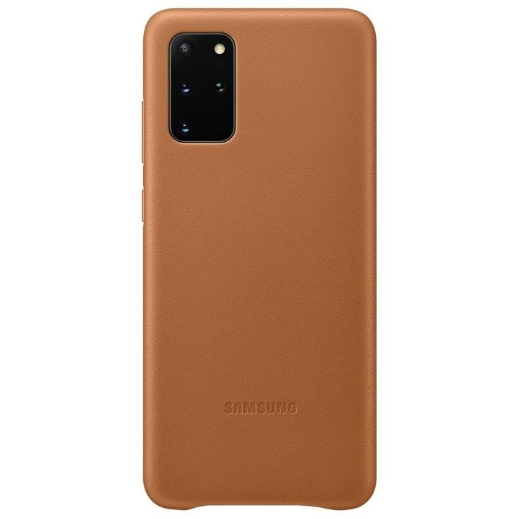 Etui Samsung Leather Cover Brązowe do Galaxy S20+ (EF-VG985LAEGEU)