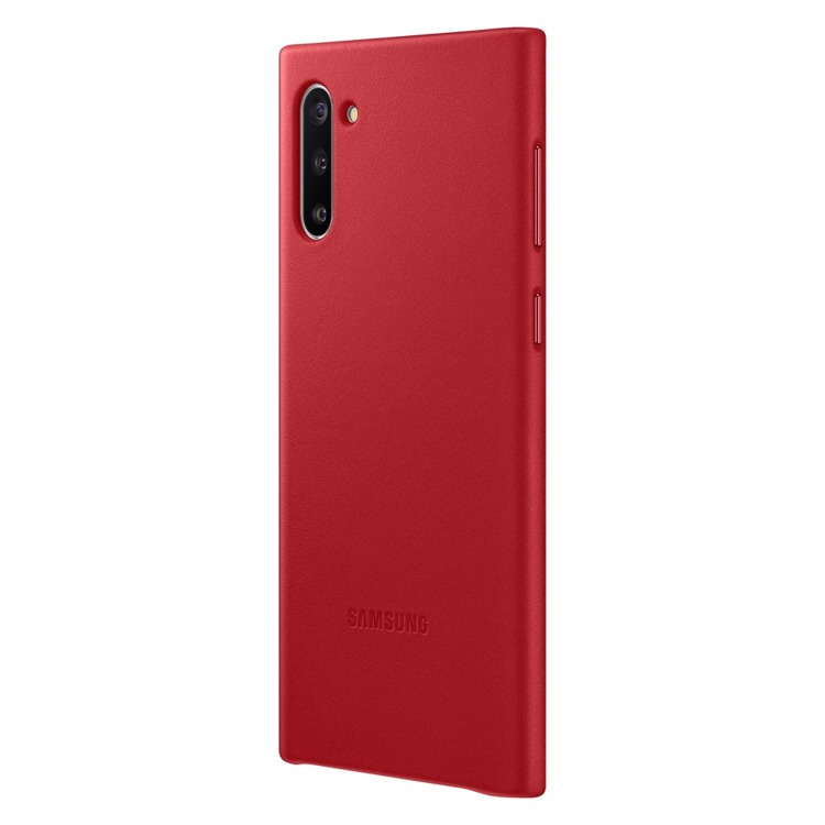 Etui Samsung Leather Cover Czerwony do Galaxy Note 10 (EF-VN970LREGWW)