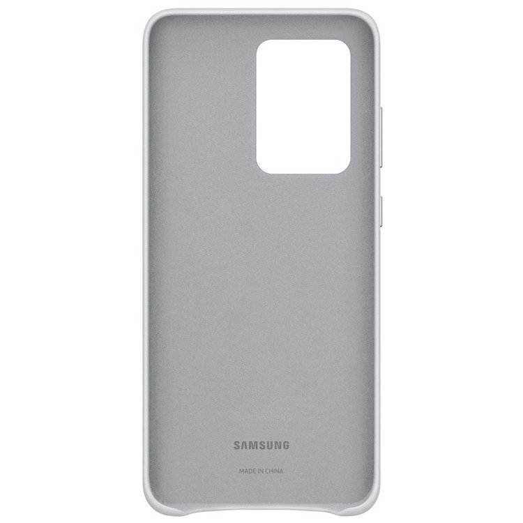 Etui Samsung Leather Cover Jasne Szare do Galaxy S20 Ultra (EF-VG988LSEGEU)