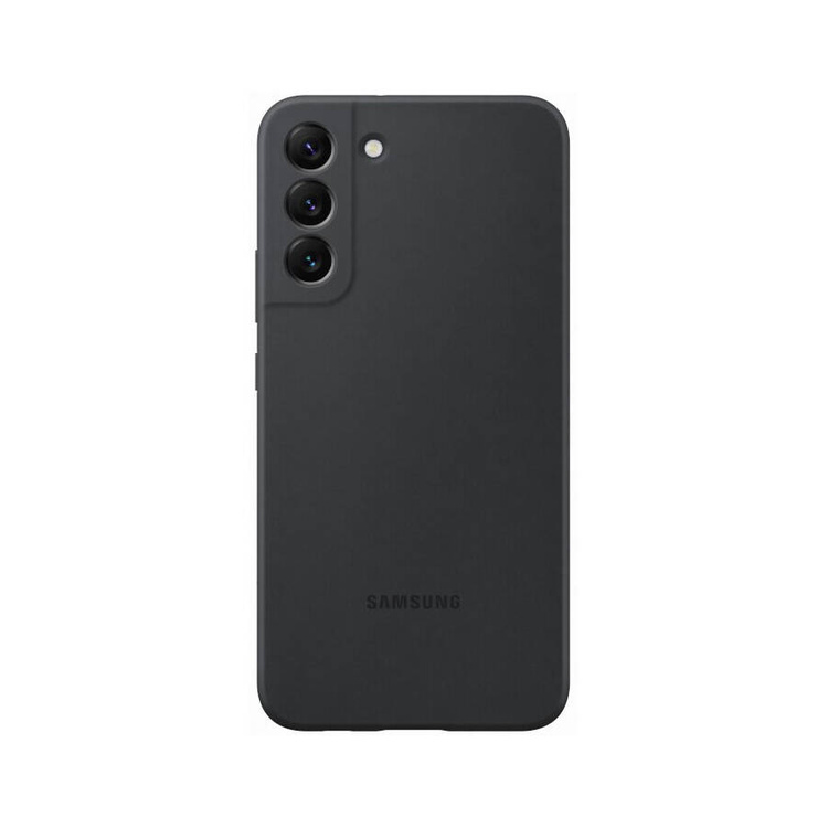Etui Samsung Silicone Cover Czarny do Galaxy S22 (EF-PS901TBEGWW)