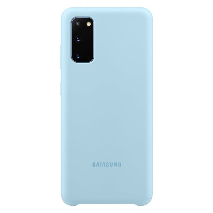 Etui Samsung Silicone Cover Niebieski do Galaxy S20 (EF-PG980TLEGEU) /OUTLET