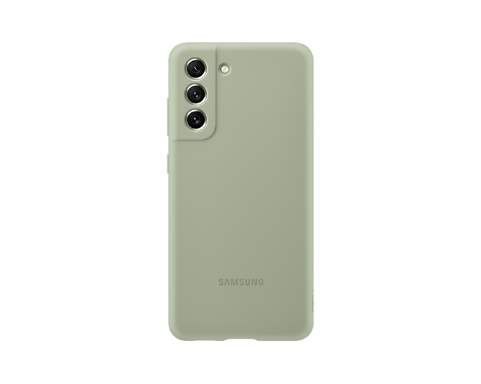 Etui Samsung Silicone Cover Zielony do Galaxy S21 FE 5G (EF-PG990TMEGWW)
