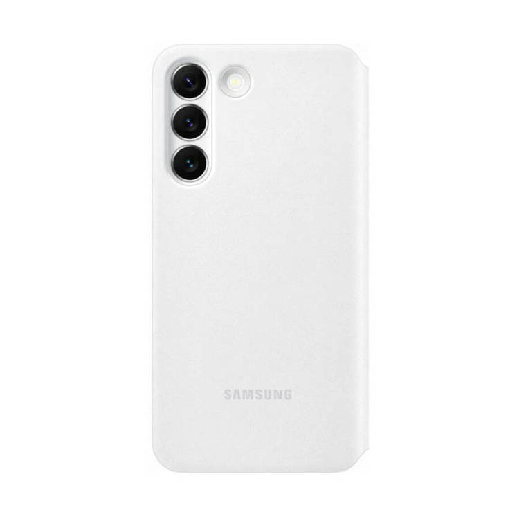 Etui Samsung Smart Clear View Cover Biały do Galaxy S22+ (EF-ZS906CWEGEE)