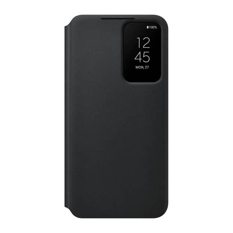 Etui Samsung Smart Clear View Cover Czarny do Galaxy S22+ (EF-ZS906CBEGEE)
