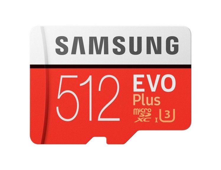 Karta pamięci Samsung MicroSDXC EVO+ 512GB class 10 + adapter (MB−MC512GA/EU)