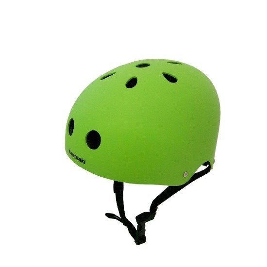 Kask otwarty Kawasaki zielony regulowany rozmiar L/XL (56 - 60)