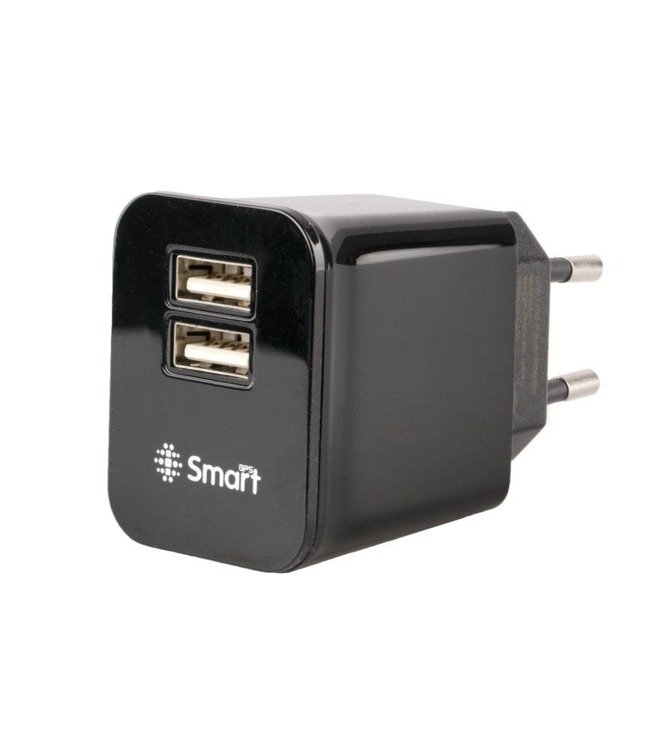 Ładowarka Sieciowa SmartGPS Dual USB 2,1A (LSI01)