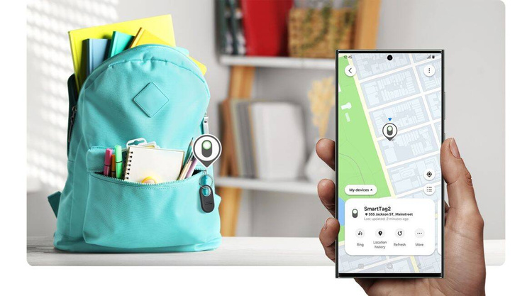 Lokalizator Samsung Galaxy SmartTag2 Czarny (EI-T5600BBEGEU)