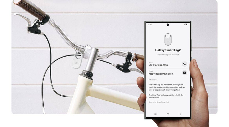 Lokalizator Samsung Galaxy SmartTag2 Czarny (EI-T5600BBEGEU)