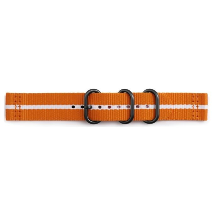 Pasek Gear Sport Premium Nato Strap Pomarańczowo-Biały (GP-R600BREECAG)