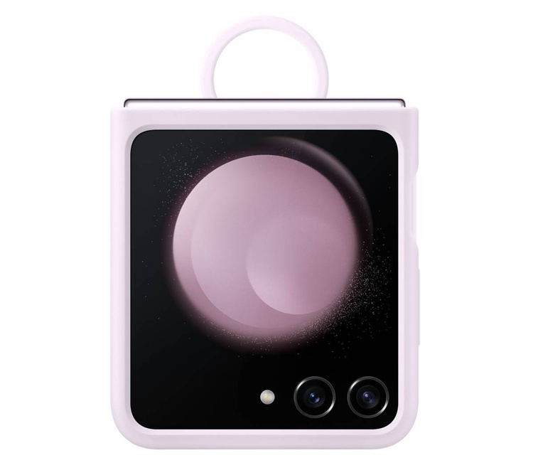 Samsung Silicone Case with Ring Fioletowy do Galaxy Z Flip5 (EF-PF731TVEGWW)