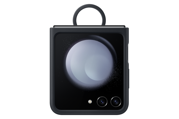 Samsung Silicone Case with Ring Granatowy do Galaxy Z Flip5 (EF-PF731TNEGWW)