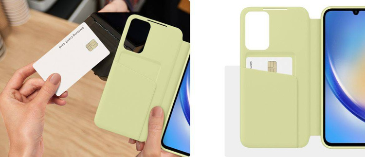 Samsung Smart View Wallet Case Czarne do Galaxy A34 5G (EF-ZA346CBEGWW)