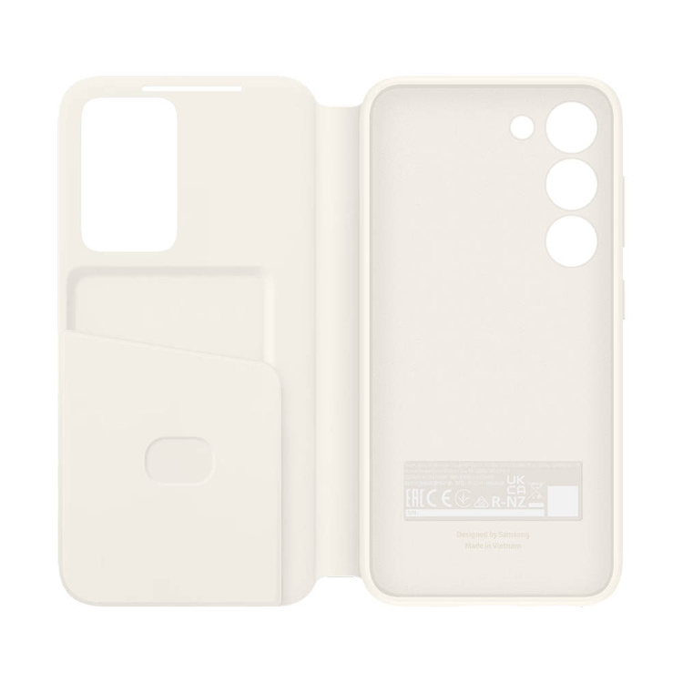 Samsung Smart View Wallet Case Kremowe do Galaxy S23 (EF-ZS911CUEGWW)