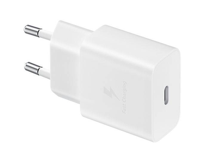 Samsung Szybka Ładowarka podróżna (15W) USB-C Biała / Bez kabla (EP-T1510NWEGEU)