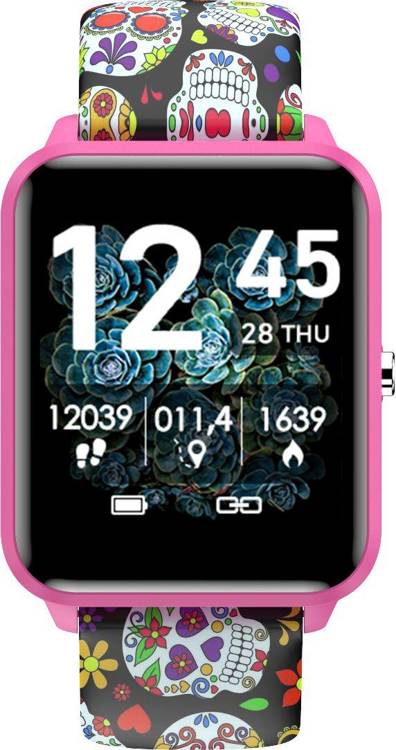 Zestaw Smartwatch Bemi KIX-M Różowy + Głosnik - Słuchawki BT Bemi DUO Czarny