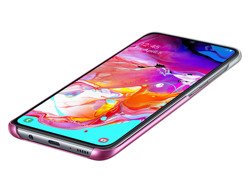 Etui Samsung Gradation Cover Różowe do Galaxy A70 (EF-AA705CPEGWW)