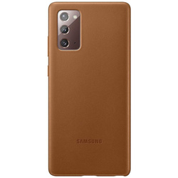 Etui Samsung Leather Cover Brązowe do Galaxy Note 20 (EF-VN980LAEGEU)