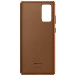Etui Samsung Leather Cover Brązowe do Galaxy Note 20 (EF-VN980LAEGEU)