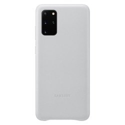 Etui Samsung Leather Cover Jasny Szary do Galaxy S20+ (EF-VG985LSEGEU)