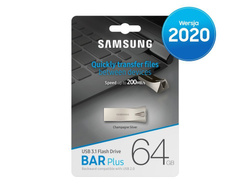 Pendrive Samsung USB 3.1 BAR Plus Silver 64GB (MUF-64BE3/APC)