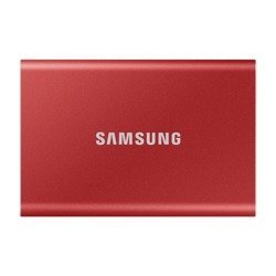 SAMSUNG T7 Dysk zewnetrzny SSD 2TB Czerwony USB 3.2 (MU−PC2T0R/WW)
