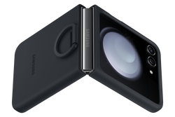 Samsung Silicone Case with Ring Granatowy do Galaxy Z Flip5 (EF-PF731TNEGWW)